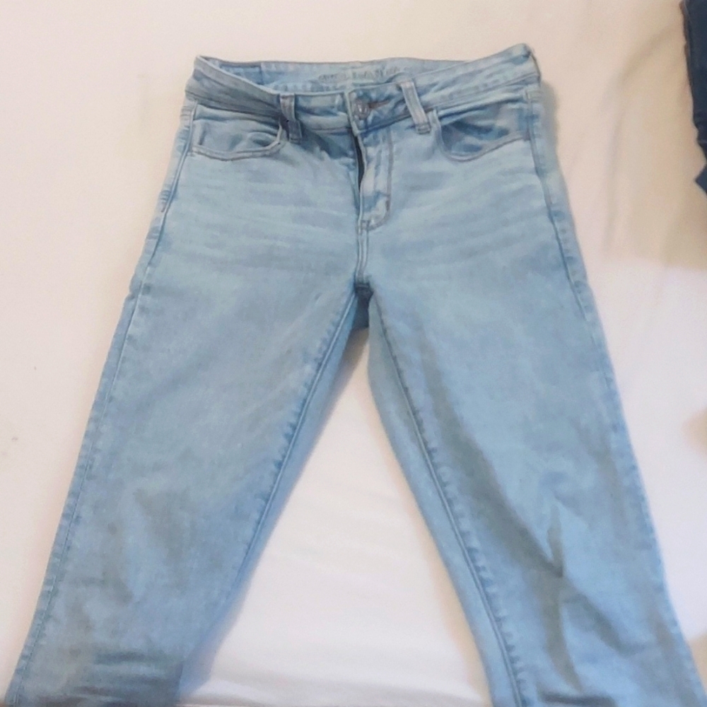 American Eagle denim jeggings size 8 regular